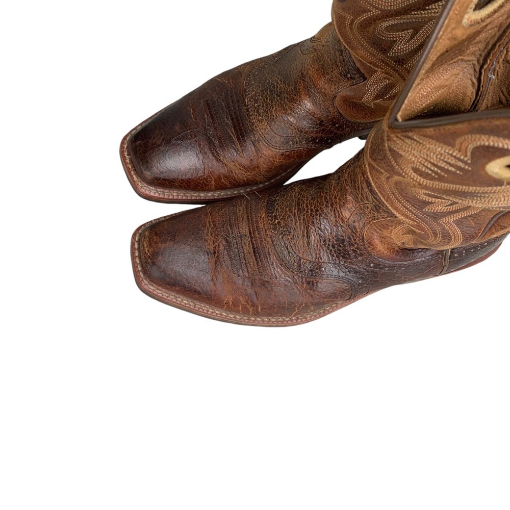Ariat Heritage Roughstock Western Cowboy Boots 10002227 size 8.5 D Mens Brown - Picture 3 of 10